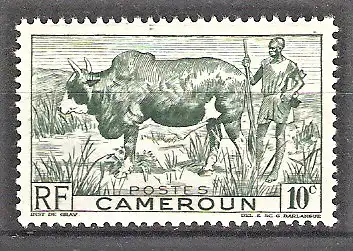 Briefmarke Kamerun Mi.Nr. 270 ** Zebu mit Hirte