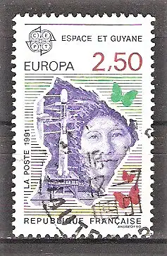 Briefmarke Frankreich Mi.Nr. 2834 o Europa CEPT 1991 - Europäische Weltraumfahrt