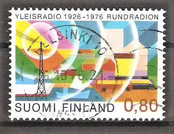 Briefmarke Finnland Mi.Nr. 789 o 50 Jahre Finnischer Rundfunk 1976
