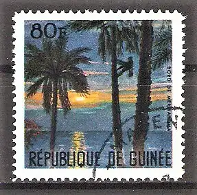 Briefmarke Guinea Mi.Nr. 440 o Landschaften 1967 / Meeresufer bei Ratoma
