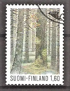 Briefmarke Finnland Mi.Nr. 893 y o (y = ph.) Finnische Nationalparks 1982 / Multiharju-Urwald im Nationalpark Seitseminen