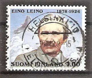 Briefmarke Finnland Mi.Nr. 828 o 100. Geburtstag von Eino Leino 1978 / Dichter und Journalist