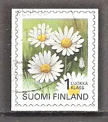Briefmarke Finnland Mi.Nr. 1296 o Pflanzen 1995 / Margeriten (Chrysanthemum leucanthemum)