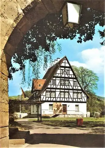 Ansichtskarte Deutschland - Gieselwerder an der Weser / Rathaus (2125)