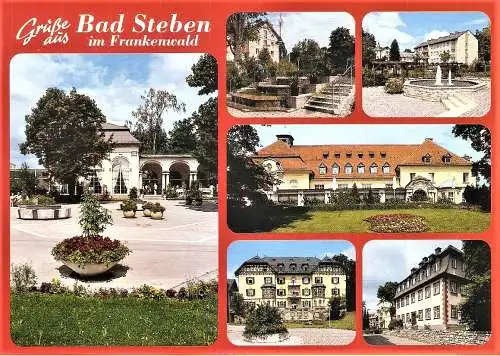 Ansichtskarte Deutschland - Bad Steben / Grüße aus Bad Steben im Frankenwald - Mehrbildkarte (2206)