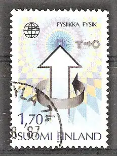 Briefmarke Finnland Mi.Nr. 1028 o Generalversammlung der Europäischen Physikalischen Gesellschaft (EPS) 1987