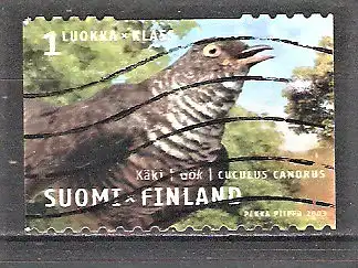 Briefmarke Finnland Mi.Nr. 1632 o Fische und Vögel 2003 / Kuckuck (Cuculus canorus)