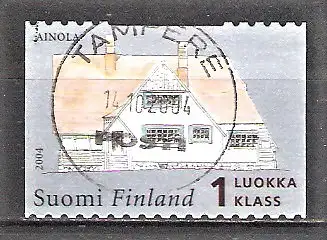 Briefmarke Finnland Mi.Nr. 1684 o Jean Sibelius 2004 / Wohnhaus Ainola in Järvenpää