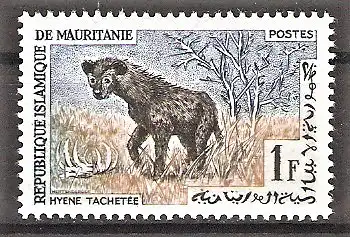 Briefmarke Mauretanien Mi.Nr. 205 ** Tüpfelhyäne (Crocuta crocuta)