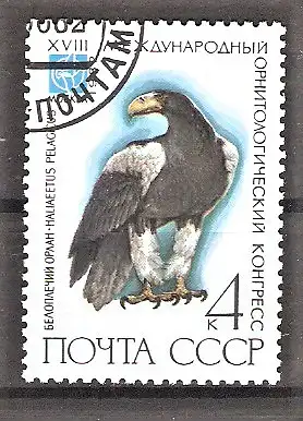 Briefmarke Sowjetunion Mi.Nr. 5182 o Riesenseeadler