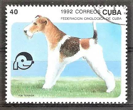 Briefmarke Cuba Mi.Nr. 3563 o Foxterrier