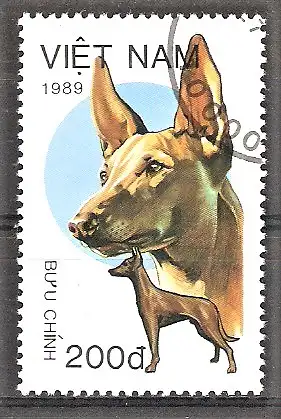 Briefmarke Vietnam Mi.Nr. 2078 o English Toy Terrier