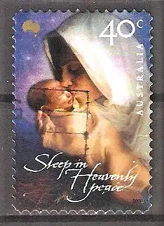Briefmarke Australien Mi.Nr. 2003 o Weihnachten 2000 / Hl. Maria mit Kind