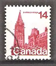 Briefmarke Canada Mi.Nr. 683 A o Parlamentsgebäude in Ottawa 1978