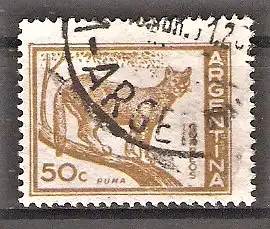 Briefmarke Argentinien Mi.Nr. 700 o Puma