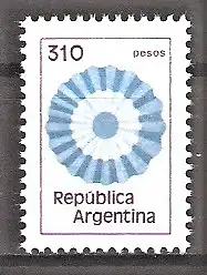 Briefmarke Argentinien Mi.Nr. 1404 ** Kokarde 1979 / Staatskokarde