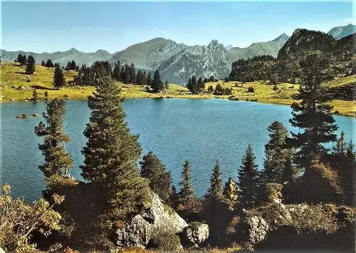 Ansichtskarte Schweiz - Zweisimmen / Seebergsee im Berner Oberland / Jungfrau (2236)