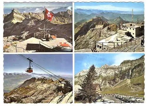 Ansichtskarte Schweiz - Schwägalp & Säntis / Mehrbildkarte (2242)