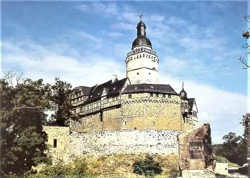 Ansichtskarte Deutschland - Burg Falkenstein / Kernburg mit Bergfried und Schildmauer (2248)