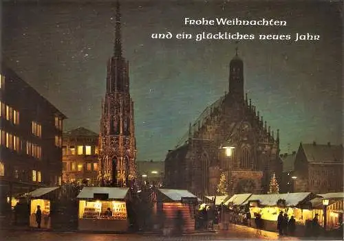 Ansichtskarte Deutschland - Nürnberg / Christkindlesmarkt (2255)