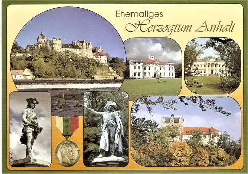 Ansichtskarte Deutschland - Ehemaliges Herzogtum Anhalt / Bernburg, Dessau, Wörlitz, Ballenstedt (2310)