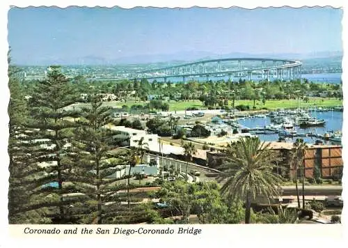 Ansichtskarte USA - Coronado and the San Diego-Coronado Bridge (2372)