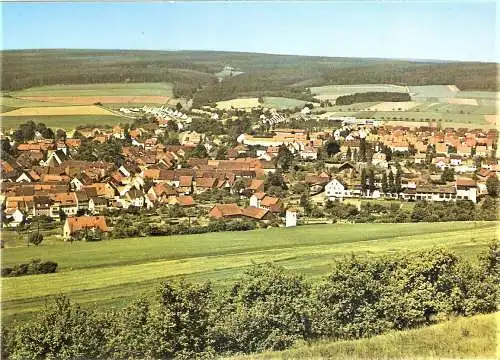 Ansichtskarte Deutschland - Dassel im Solling / Blick vom Bierberg - Ortsansicht (2317)