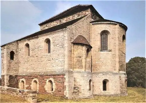 Ansichtskarte Deutschland - Ermsleben am Harz / Konradsburg (ehemaliges Benediktinerkloster um 1200) (2404)