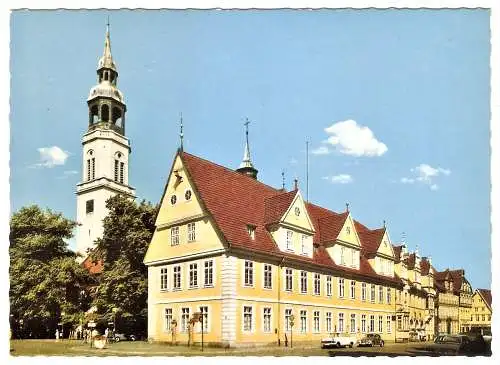 Ansichtskarte Deutschland - Celle / Rathaus mit Stadtkirche (2414)