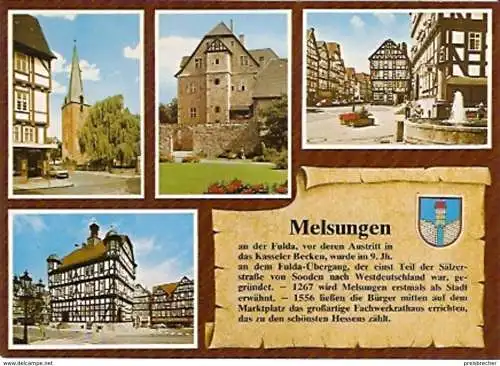 Ansichtskarte Deutschland - Melsungen / Chronikkarte (10)
