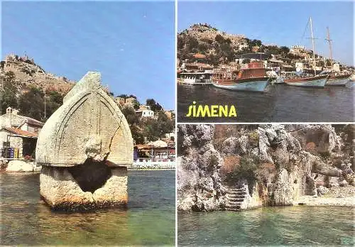 Ansichtskarte Türkei - Simena / Provinz Antalya - Mehrbildkarte (2271)