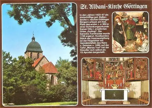 Ansichtskarte Deutschland - Göttingen / St. Albani Kirche Göttingen - Chronikkarte (2417)