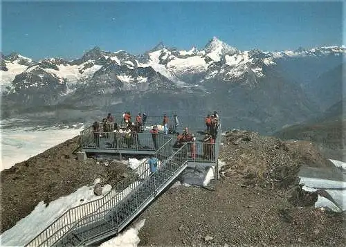Ansichtskarte Schweiz - Gipfel Klein Matterhorn (2527)