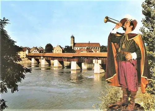 Ansichtskarte Deutschland - Bad Säckingen / Der Trompeter von Bad Säckingen (2303)