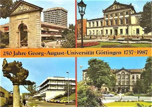 Ansichtskarte Deutschland - Göttingen / 250 Jahre Georg-August-Universität Göttingen 1737-1987 (2423)