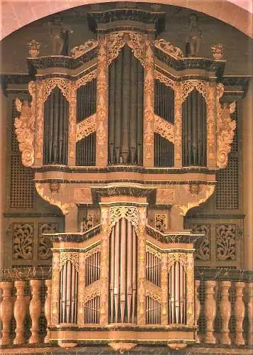 Ansichtskarte Deutschland - Höxter / St. Kiliani - Clausing-Orgel von 1710 (1709)