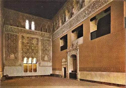 Ansichtskarte Spanien - Toledo / Synagoge El Tránsito - Innenraum (1828)
