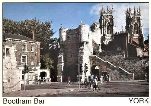 Ansichtskarte Großbritannien - York / Bootham Bar (1891)