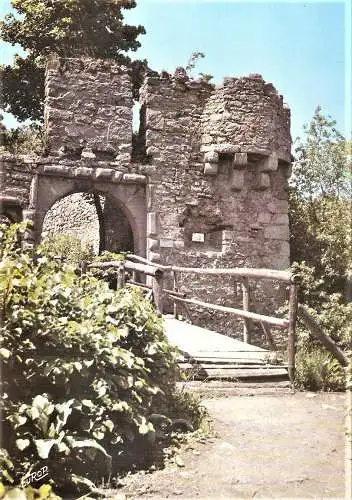 Ansichtskarte Frankreich - Wintzenheim / Ruine der Burg Hohlandsberg / Ruines médiévales du Hohlandsbourg (1876)