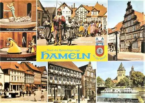 Ansichtskarte Deutschland - Hameln / Stadt der Rattenfängersage (2571)