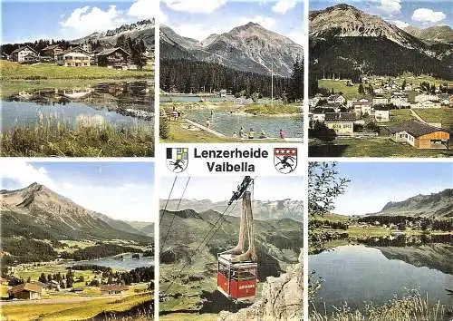 Ansichtskarte Schweiz - Lenzerheide Valbella / Mehrbildkarte (1902)