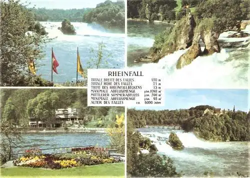 Ansichtskarte Schweiz - Neuhausen / Rheinfall - Mehrbildkarte (2161)
