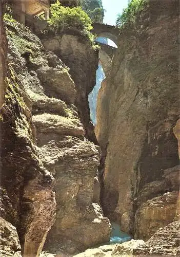 Ansichtskarte Schweiz - Thusis / Viamalaschlucht bei Thusis (Graubünden) (2523)