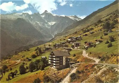 Ansichtskarte Schweiz - Ried bei Bellwald / Wallis - Wannenhorn (2553)