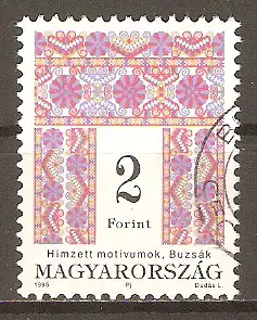 Briefmarke Ungarn Mi.Nr. 4333 o Folkloremotive 1995 #2024104