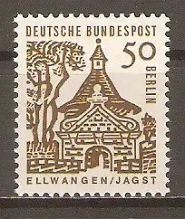 Briefmarke Berlin Mi.Nr. 246 ** 50 Pf. Kleine Bauwerke 1964 / Schlosstor in Ellwangen (Jagst) #2024111