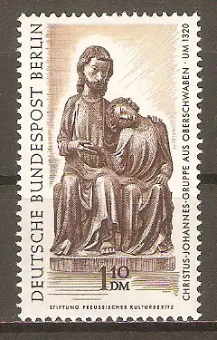 Briefmarke Berlin Mi.Nr. 308 ** Berliner Kunstschätze 1967 / Christus-Johannes-Gruppe #2024112