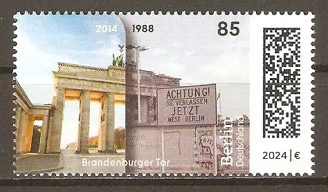 Briefmarke BRD Mi.Nr. 3808 ** Zeitreise durch Deutschland 2024 / Brandenburger Tor #