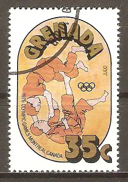 Briefmarke Grenada Mi.Nr. 768 o Olympische Sommerspiele Montreal 1976 / Judo #