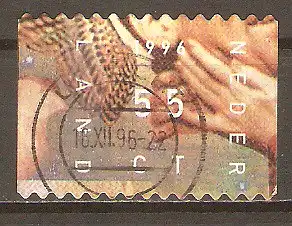 Briefmarke Niederlande Mi.Nr. 1599 o Dezembermarken 1996 / Gesichter und Hände #